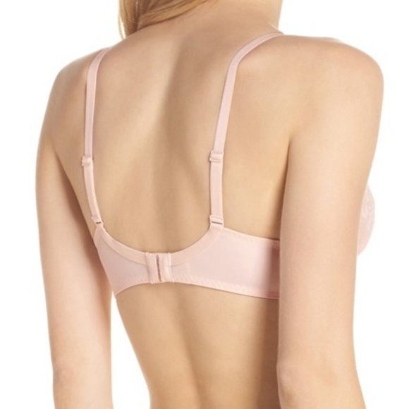 New!Simone Perele Blush Sheer Underwire Plunge Bra - Picture 2 of 7